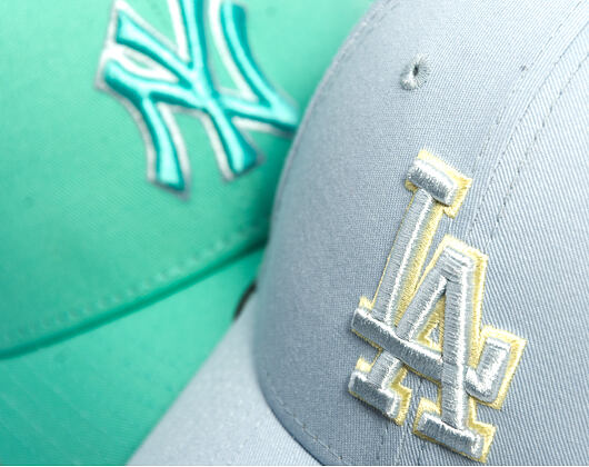 Kappe New Era - MLB League Essential 9FORTY - LA Dodgers - Sky Blue / Yellow