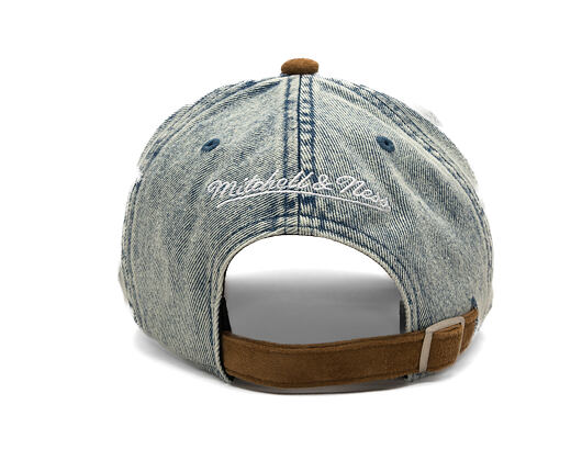 Kappe Mitchell & Ness - Den Suede Strapback - NBA - Chicago Bulls - Blue
