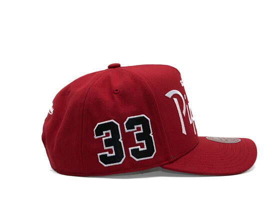 Kappe Mitchell & Ness - Player Script Hwc - NBA - Chicago Bulls - Scottie Pippen - Red