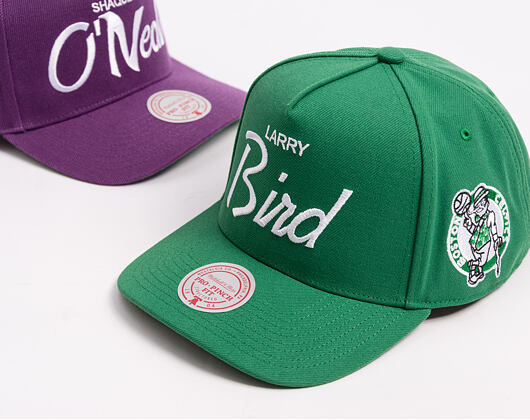 Kappe Mitchell & Ness - Player Script Hwc - NBA - Boston Celtics - Larry Bird - Green