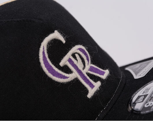 Kappe New Era - MLB "Summer Twine Grained" 9FIFTY - Colorado Rockies - Team Color / Open Market Tan