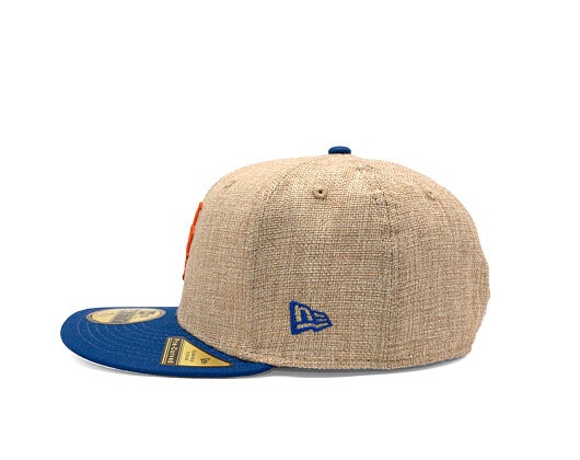 Kappe New Era - MLB "Summer Twine" 59FIFTY - NY Mets - Team Color / Open Market Tan