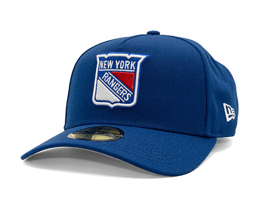 Kappe New Era - NHL "Anniversary Patch" 59FORTY A-Frame - NY Rangers - Team Color
