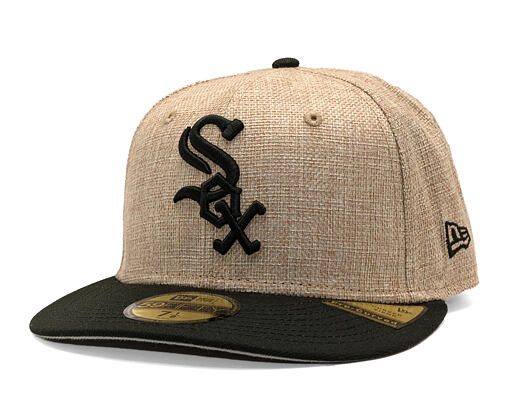 Kappe New Era - MLB "Summer Twine" 59FIFTY - Chicago White Sox - Team Color / Open Market Tan