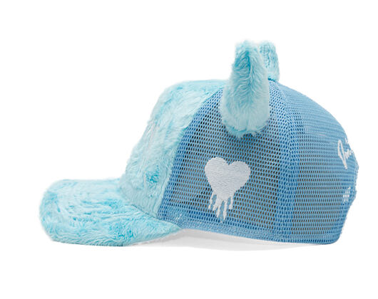 Kappe Reflection Luxury Horny Cap - Baby Blue Horns