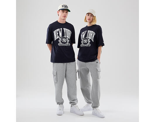 T-Shirt New Era - MLB Arch Graphic Oversized Tee - NY Yankees - Navy