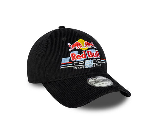 Kappe New Era - F1 Distressed Cord 9FORTY - RED BULL F1 - Black