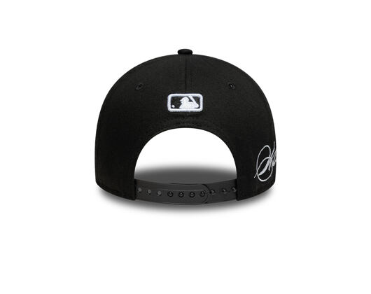 Kappe New Era - MLB Side Script 9FORTY M-CROWN - Chicago White Sox - Black