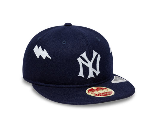 Kappe New Era - MLB IMAGE DROP Heritage 9FIFTY Retro Crown - NY Yankees - Navy / Cream
