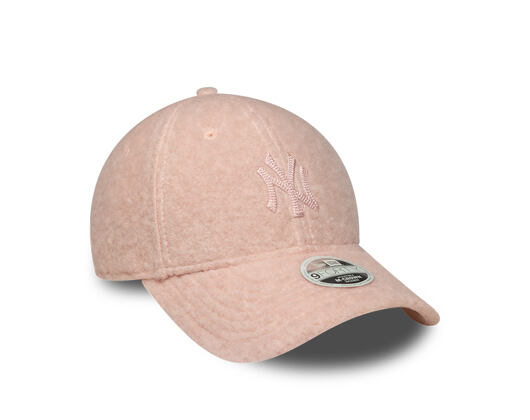 Damen Kappe New Era - MLB Winter Borg Teddy 9FORTY M-CROWN - NY Yankees - Blush Pink