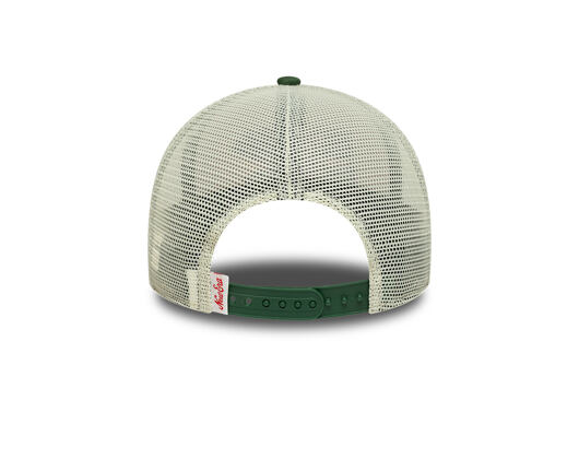 Kappe New Era - Branded Graphic 9FORTY M-CROWN A-Frame Trucker - Cream / Cilantro Green