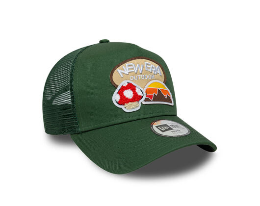 Kinder Kappe New Era - Branded Outdoor 9FORTY A-Frame Trucker - Cilantro Green