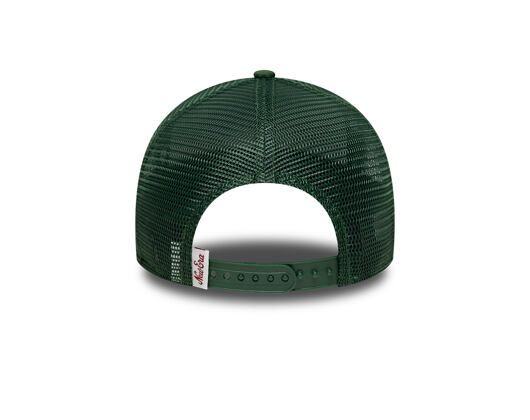 Kinder Kappe New Era - Branded Oval Patch 9FORTY A-Frame Trucker - Cilantro Green / Soft Grass