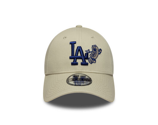 Kappe New Era - MLB Food Icon 9FORTY - LA Dodgers - Stone / Royal