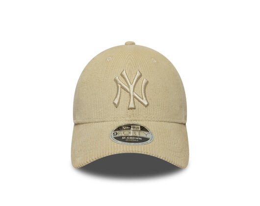 Kappe New Era - MLB Cord 9FORTY M-CROWN - NY Yankees - Stone