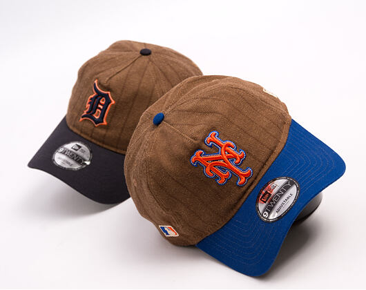 Kappe New Era × Three Looms - Chestnut Pinstripe 9TWENTY A-Frame - NY Mets