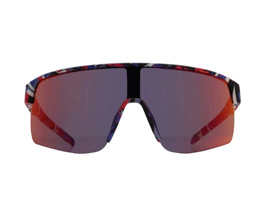 Sonnenbrille Red Bull SPECT - DAKOTA - Matt Blue/Burgundy - Red-Purple Mirror
