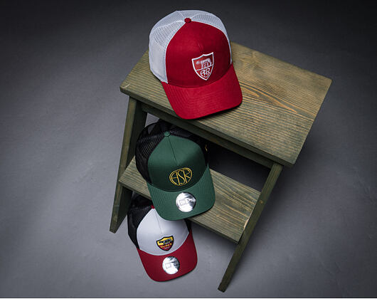 Kappe New Era - Seasonal 9FORTY A-Frame Trucker - AS Roma - Cilantro Green