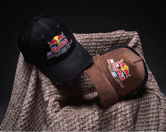 Kappe New Era - F1 Distressed Cord 9FORTY - RED BULL F1 - Black