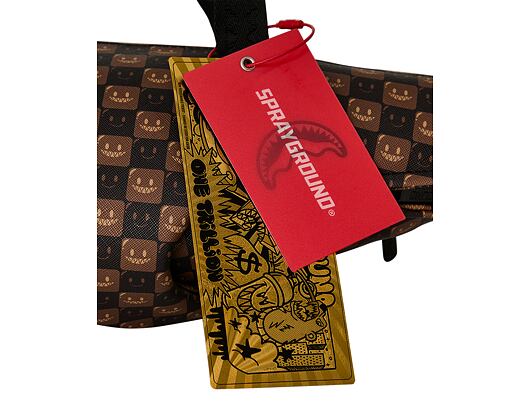 Tasche Sprayground - Sharks In Paris Wtf Bubble Brown Check Shark Duffle