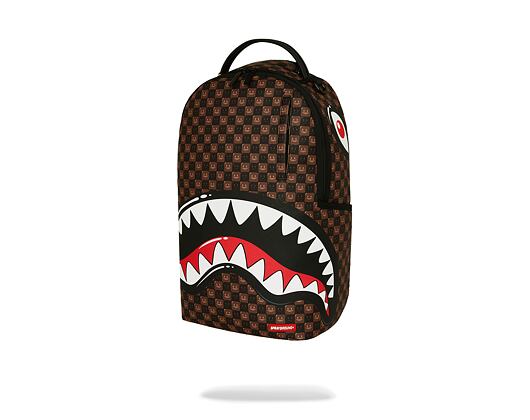 Rucksack Sprayground - Sharks In Paris Wtf Bubble Brown Check Backpack