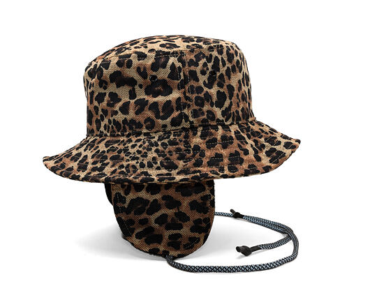 Hut Kangol - Interlock Earfap Bucket - Leopard Tan