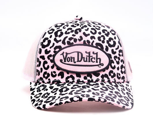 Damen Kappe Von Dutch - Baseball - Velvet Print Embroidery - Pink / Camo