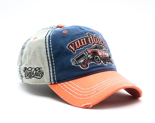 Kappe Von Dutch - Baseball - Embroidery - Orange / Navy