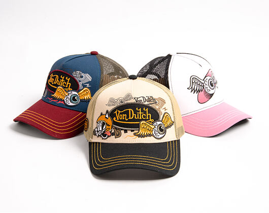 Kappe Von Dutch - Trucker - Patch & Print - Black / White