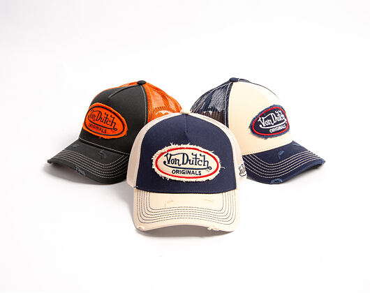Kappe Von Dutch - Baseball - Vintage Distressed - Black / Grey
