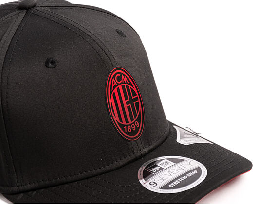 Kappe New Era - Poly 9SEVENTY Stretch-Snap - AC MILAN - Black