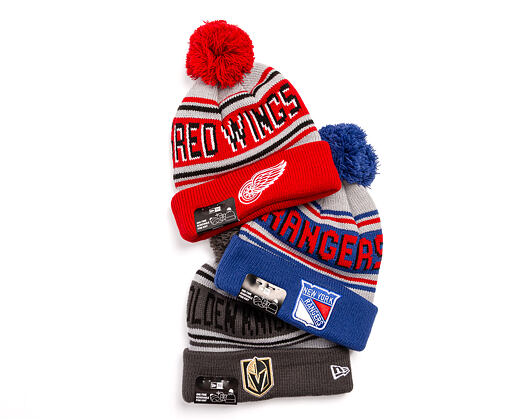 Mütze New Era - NHL Evergreen Wordmark Pom Medium Knit - Vegas Golden Knights - Team Color