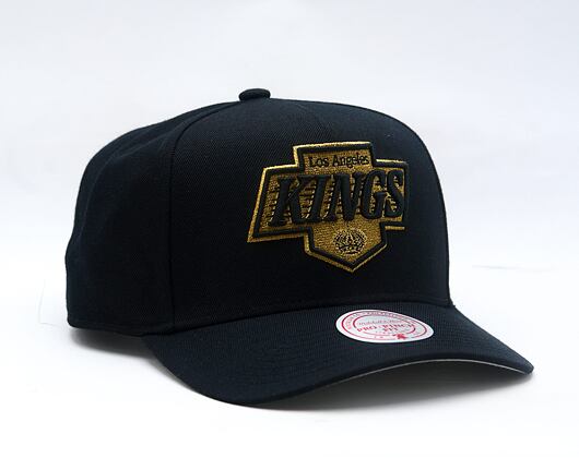 Kappe Mitchell & Ness - NHL Black And Gold Pro Snapback - Chicago Blackhawks - Black