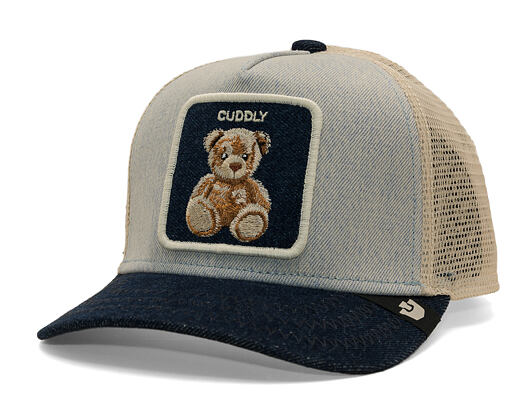Kinder Kappe Goorin - Denim Cuddly Mini - Teddy Bear - Denim