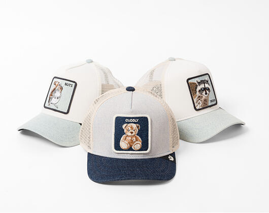 Kinder Kappe Goorin - Denim Cuddly Mini - Teddy Bear - Denim