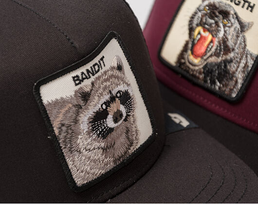 Kinder Kappe Goorin - Bandit (all Black) - Raccoon - Black