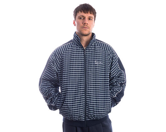 Jacke Karl Kani - Signature Check Sidestripe Trackjacket - Blue