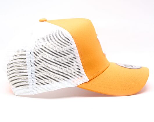Kappe New Era - MLB Essential 9FORTY A-Frame Trucker - NY Yankees - Orange / White
