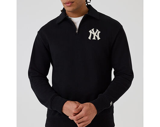 Pullover New Era - MLB Quarter Zip - NY Yankees - Black