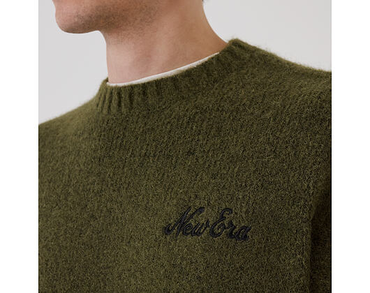 Strickpullover New Era - Branded Simple Knit Crew - New Olive