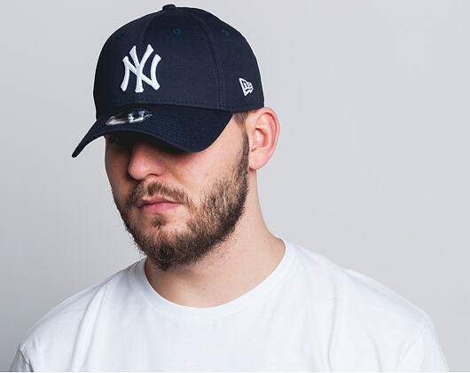 Kappe New Era 9FORTY MLB League Basic - NY Yankees - Navy / White