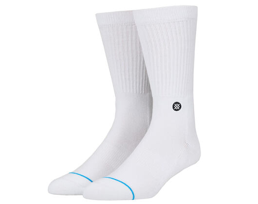 Socken Stance Icon Weiß/Schwarz