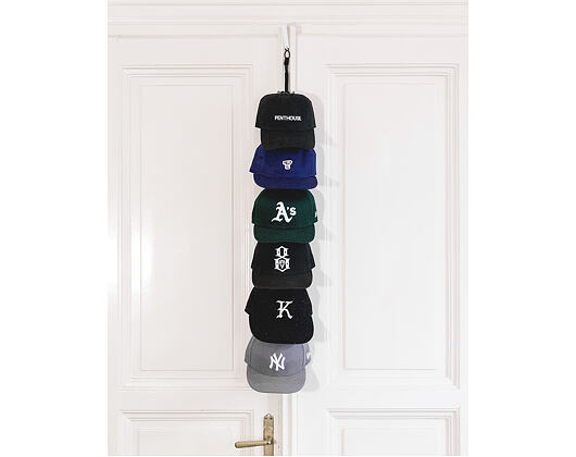 Halter für Kappen CapRack 18 System Schwarz