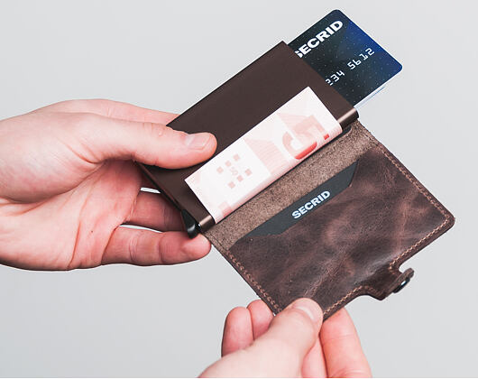 Geldbörse Secrid Miniwallet Vintage Chocolate