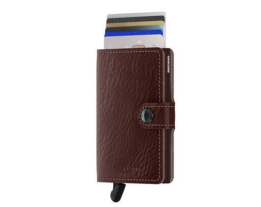 Geldbörse Secrid Miniwallet Veg Espresso Brown