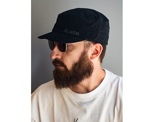 Kangol - Cotton Twill Army Cap - Black