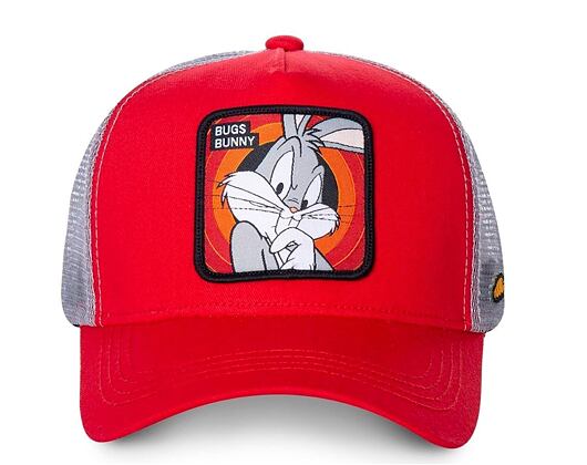 Kappe Capslab - Trucker Looney Tunes - Bugs Bunny - Red / Grey