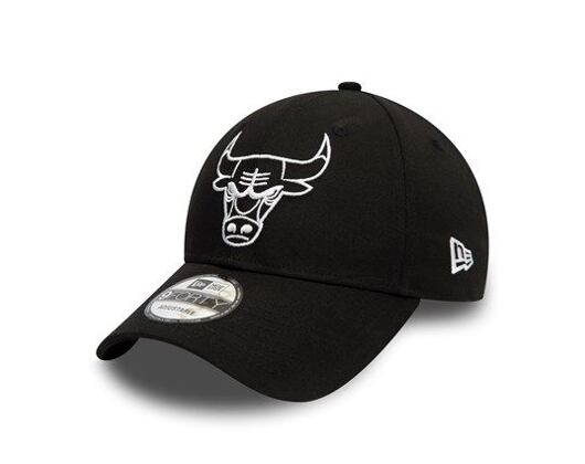 Kappe New Era 9FORTY NBA Essential outline Chicago Bulls Strapback Black