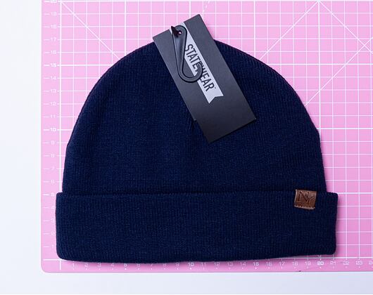 Mütze Statewear - Morris Hipster Beanie Dark Navy