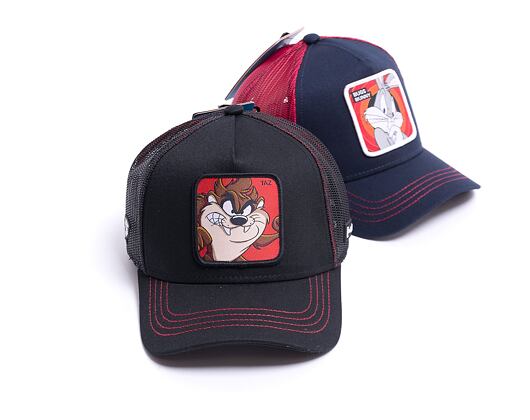 Kappe Capslab - Trucker Looney Tunes - Taz - Black / Red